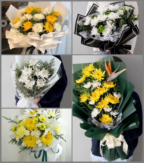 广东汕尾市陆丰市甲东镇前边村白事花束代送